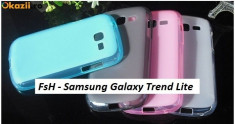 HUSA NEGRU silicon TPU Samsung Galaxy Trend Lite Duos S7392 foto