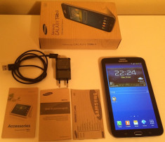 Tableta Samsung Galaxy Tab 3 SM-T211 cu 3g, functie telefon foto