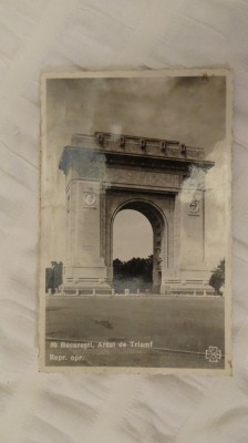 Bucuresti - nr 80 - Arcul de Triumf - interbelic - foto