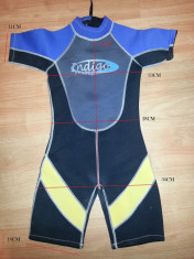 COSTUM NEOPREN PT. COPII PT INALTIME 130-140 VARSTA 9-11 ANI SURF SURFING SCUBA DIVING INOT SCUFUNDARI KITE KITEBOARDING SKI JET CAIAC 07 foto