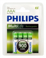 Baterii Multilife Reincarcabile R03/AAA Philips 816344(9446) foto