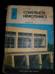 N.G. Ioan, Constructii hidrotehnice, manual pentru anul III foto