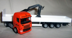 Herpa SCANIA G440 platforma macara mobila 1:87 foto