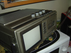 tv hitachi cu radio si caseta foto