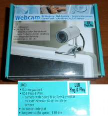 Webcam Desktop/Laptop 0,3 MegaPixeli - NOU foto