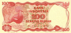 INDONEZIA 100 RUPIAH 1984; P-122 / UNC - NECIRCULATA foto