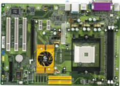 Placa de baza EPOX EP-8NPA7I - DDR400, 4 x SATA, PCI-E - socket 754 - impecabila - ofer PROBA !!! foto