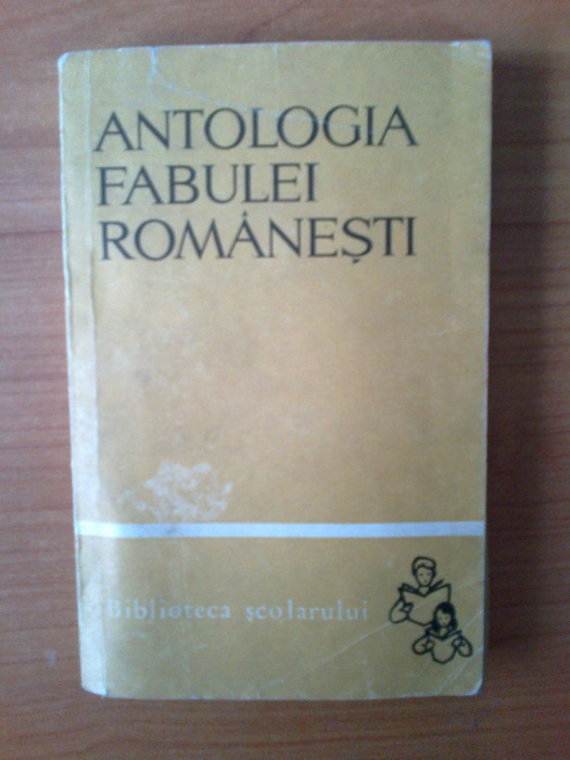 u3 Antologia fabulei romanesti