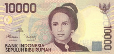 INDONEZIA 10000 RUPIAH 1998; P-137 / UNC - NECIRCULATA foto