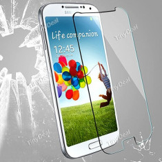 Folie geam protectie 100% explosion proof glass Samsung Galaxy S4 i9500 i9505 + husa silicon foto