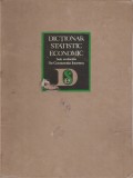 DR. CONSTANTIN IONESCU - DICTIONAR STATISTIC ECONOMIC { 1969, 735 p. }, Alta editura