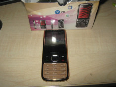 Replica Nokia 6700 dual sim, din metal total,Syimbian Auriu sau Silver, Noi in cuti!Un Cadou Perfect! foto
