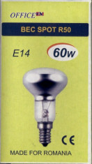 Bec SPOT R50 E14 60W | lumina CLARA | marca OFFICE | calitate PREMIUM foto