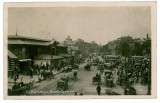 1040 - BUCURESTI, Halele Centrale, Market - old postcard, real PHOTO used 1931