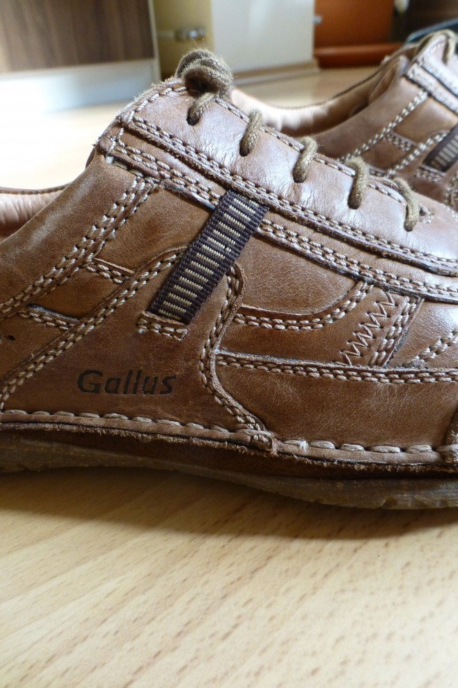 Adidasi / pantofi superbi Gallus (since 1880) CLIMA - sistem ventilatie;  piele naturala 100%, cusuti manual; marime 40; impecabili, ca noi | arhiva  Okazii.ro