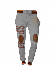 Pantaloni de trening tip Zara - Gri - Model conic - Slim fit - Masura S - Nou de bumbac - Editie 2014 - SPORT foto