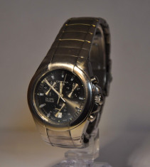 Certina DS Spel TITANIUM - nota 9,5 din 10 - aproape nou; swiss made ETA 251.262 Quartz, 27 rubine, chronograph Rattrapante foto