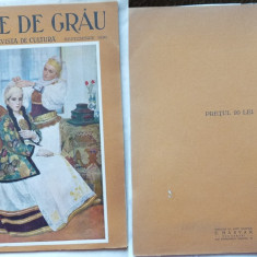 Boabe de grau ; Revista de cultura , septembrie 1930 , anul 1 , Brukenthal , Masivul Retezat , cu o harta mare