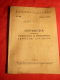 Minister CFR -Instructia pt.manipularea si intretinerea franelor automate -Ed. 1955, Alta editura