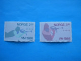NORVEGIA SPORT CAMPIONATUL MONDIAL DE BIATLON 2 VAL 1986 MNH 534 HOPCT