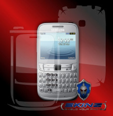 SAMSUNG s3570 CHAT 357 Folie SKINZ Protectie Full Body Ultra Clear AutoRegeneranta,Invisible shield,profesionala,husa tip skin,carcasa,ecran,display foto