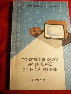 Colectia Radio siTV -Gh.Stanciulescu -Constr.Radio.Emitatoare de mica putere 1966 foto