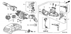 Comutatoare coloana directie Honda Civic VIII (poz.13,14) foto