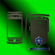 BLACKBERRY TORCH 9800 - Folie Carbon SKINZ kit full body,Protectie totala telefon profesionala,ecran,spate,carcasa,husa tip skin foto