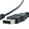Cablu de date MicroUSB Tata la USB Tata | 1.8 metri | conectare sincronizare alimentare mufa conector micro USB