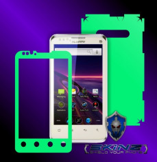 ALLVIEW P3 ALLDRO - Folie Fosforescenta GLOW SKINZ kit full body,Protectie totala telefon profesionala,ecran,spate,carcasa,husa tip skin foto