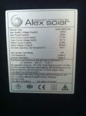 Panouri Solare Alex Solar 190M black pearl - superoferta foto