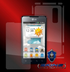 LG P720 Optimus 3D Max Folie SKINZ Protectie Full Body Ultra Clear AutoRegeneranta,Invisible shield,profesionala,husa tip skin,carcasa,ecran,display foto