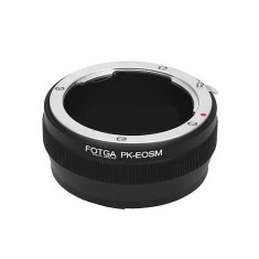 Adaptor FOTGA Obiective Pentax K PK pentru camere Canon EOS M foto