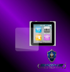 APPLE IPOD NANO 6 - Folie SKINZ Protectie Ecran Ultra Clear HD ( Set 2 folii ) profesionala,invizibila,display,screen protector,touch shield foto