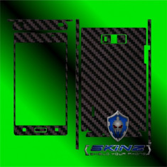 LG OPTIMUS L7 P700, P705 - Folie Carbon SKINZ kit full body,Protectie totala telefon profesionala,ecran,spate,carcasa,husa tip skin foto