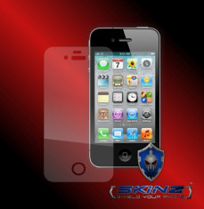 APPLE IPHONE 4S - Folie SKINZ Protectie Ecran Ultra Clear AutoRegeneranta profesionala,invizibila,display,screen protector,touch shield foto