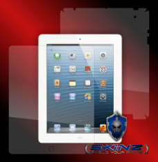 APPLE IPAD 3 WI-FI - Folie SKINZ Protectie Full Body Ultra Clear AutoRegeneranta,Invisible shield,profesionala,husa tip skin,carcasa,ecran,display foto