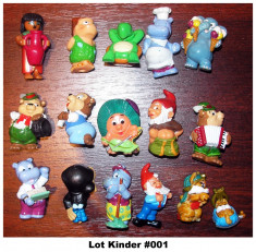 Lot figurine KINDER #001 foto