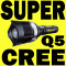 SUPER LANTERNA cu LED CREE Q5 + incarcator + acumulator