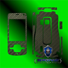 NOKIA 6210 NAVIGATOR - Folie Carbon SKINZ kit full body,Protectie totala telefon profesionala,ecran,spate,carcasa,husa tip skin foto