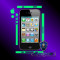 APPLE IPHONE 4S Kit Protectie LATERALE + MAR + BUTON - Folie Fosforescenta GLOW SKINZ,bumper telefon,profesionala,husa tip skin