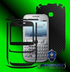 SAMSUNG CHAT 357 s3570 - Folie Carbon SKINZ kit full body,Protectie totala telefon profesionala,ecran,spate,carcasa,husa tip skin foto