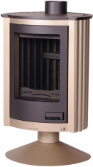 sobe masterflame picolo 8-11kw crem metalizat foto