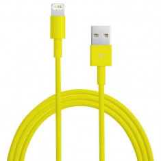 Cablu 8 Pin Lightning USB Apple iPhone 5 iPad 4 iPad Mini iPod Touch 5 5S IOS 7 Yellow foto