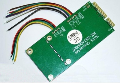 Mini PCI-e PCI Express la SATA/USB Adapter (USB/SATA TO PCI-E) foto