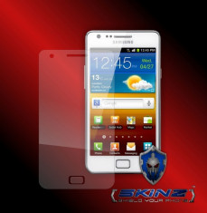 SAMSUNG I9100 GALAXY S2 - Folie SKINZ Protectie Ecran Ultra Clear AutoRegeneranta profesionala,invizibila,display,screen protector,touch shield foto