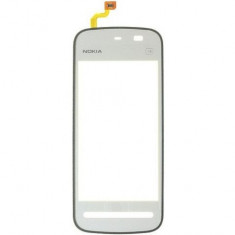 Digitizer geam Touch screen Touchscreen Nokia 5228, 5230, 5233, 5235 alb 1A NOU foto