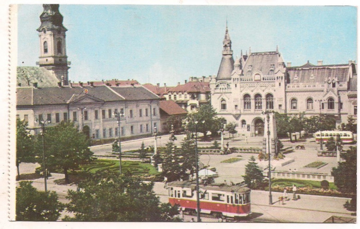 #carte postala(ilustrata) -ORADEA-centrul vechi