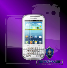 SAMSUNG B5330 GALAXY CHAT - Folie SKINZ Protectie Full Body Ultra Clear HD,Invisible shield,profesionala,husa tip skin,carcasa,ecran,display foto