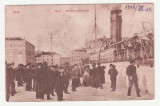 CARTE POSTALA CIRCULATA - ZARA - MOLO-PIROSCAFO PANNONIA - ANUL 1908